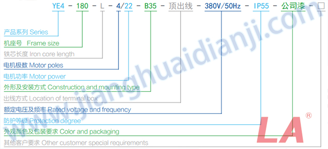 YE2系列高效低壓三相異步電動(dòng)機(jī)規(guī)格型號(hào)說(shuō)明 - 六安江淮電機(jī)有限公司